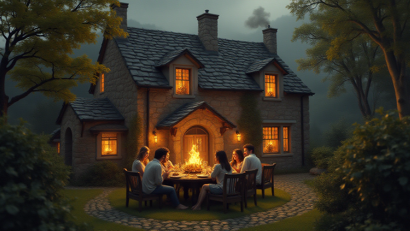 Illustration pour le mot 'house'