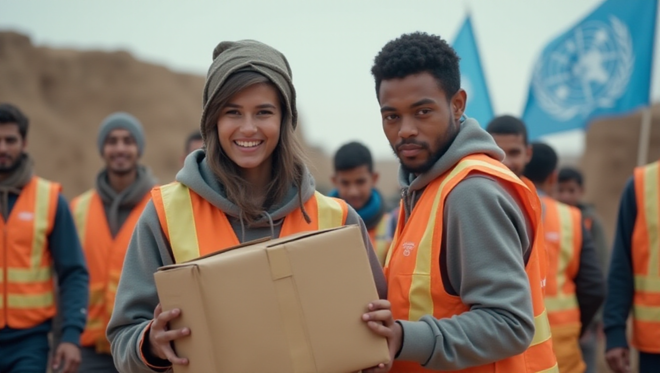 Illustration pour le mot 'humanitaire'