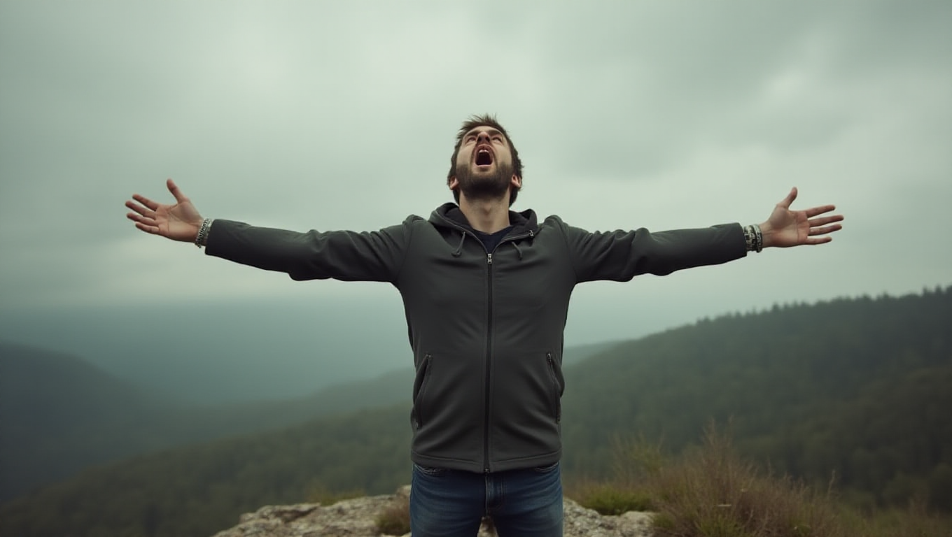 Illustration pour le mot 'hurler'