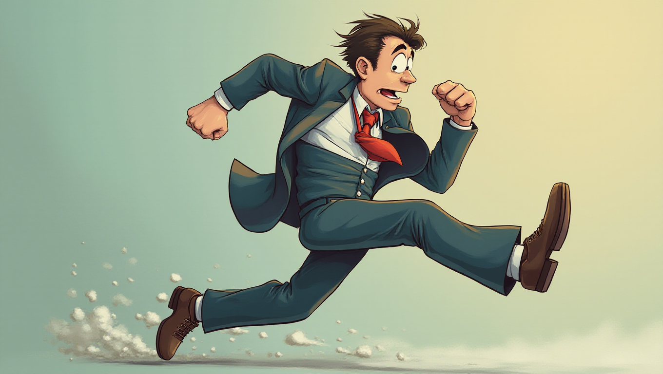 Illustration pour le mot 'hâter'