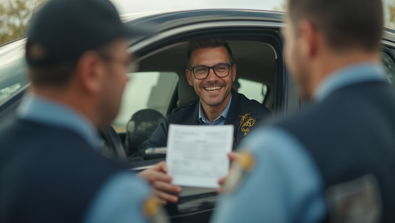 Illustration pour le mot 'immatriculé'