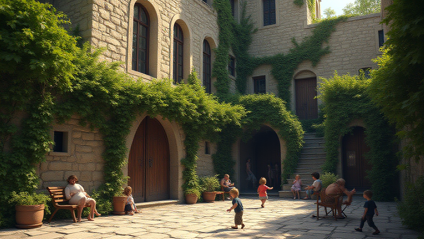 Illustration pour le mot 'immeuble'