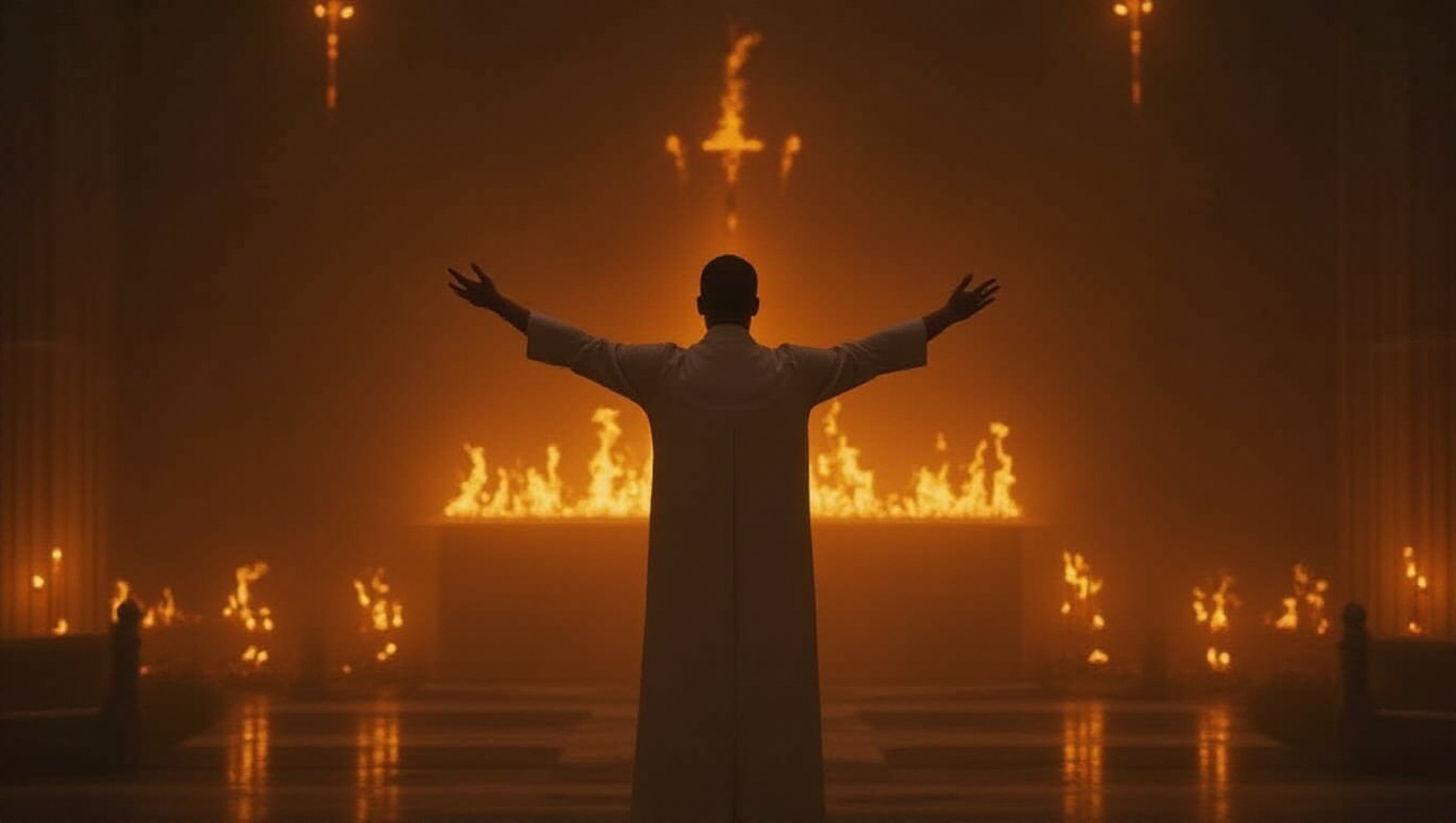 Illustration pour le mot 'immoler'