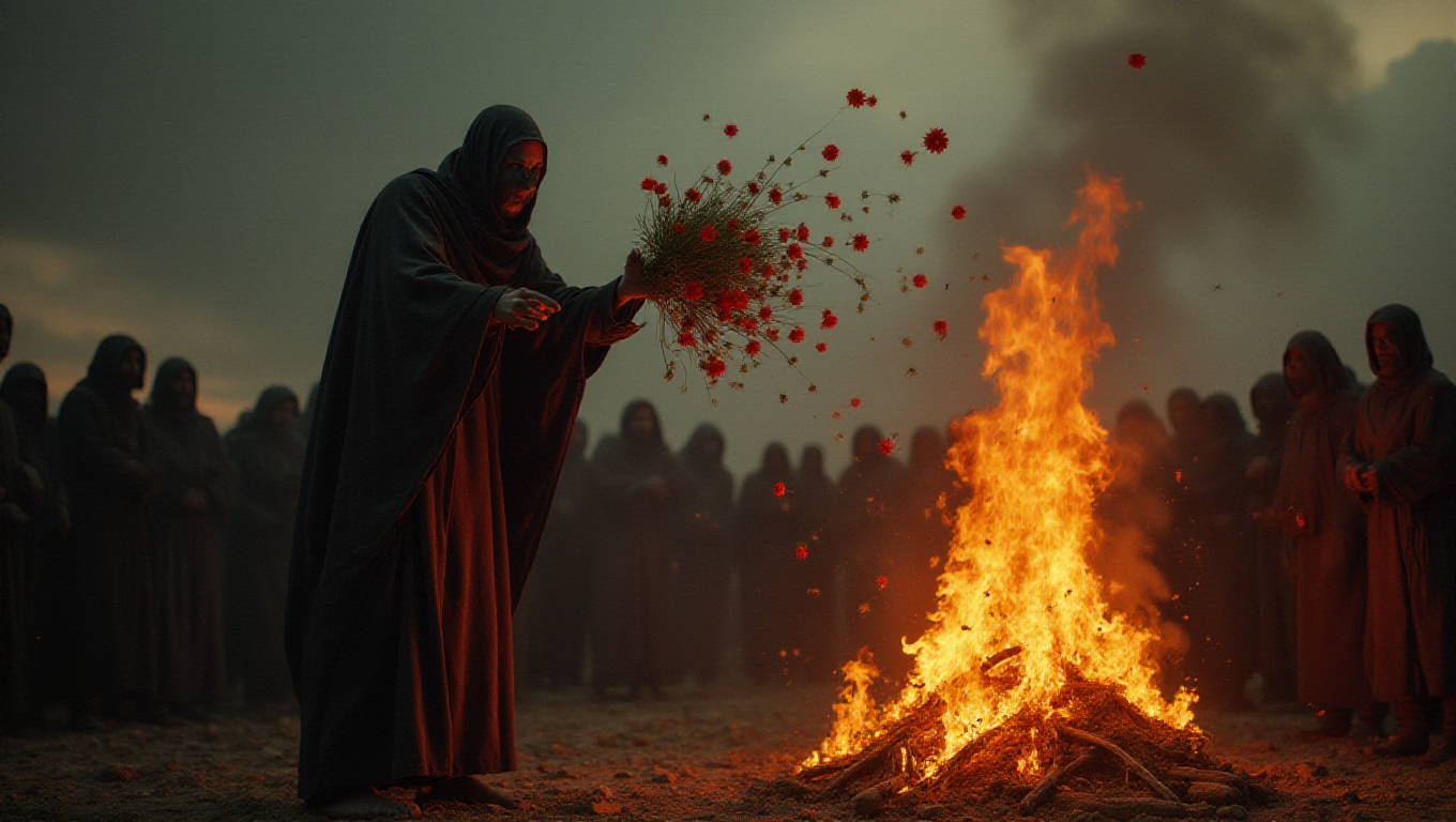 Illustration pour le mot 'incinérer'