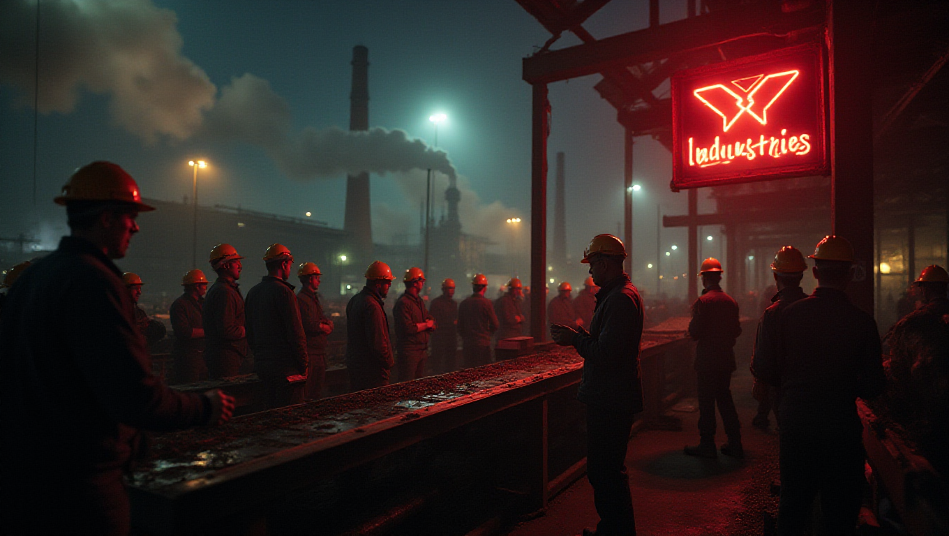 Illustration pour le mot 'industrie'