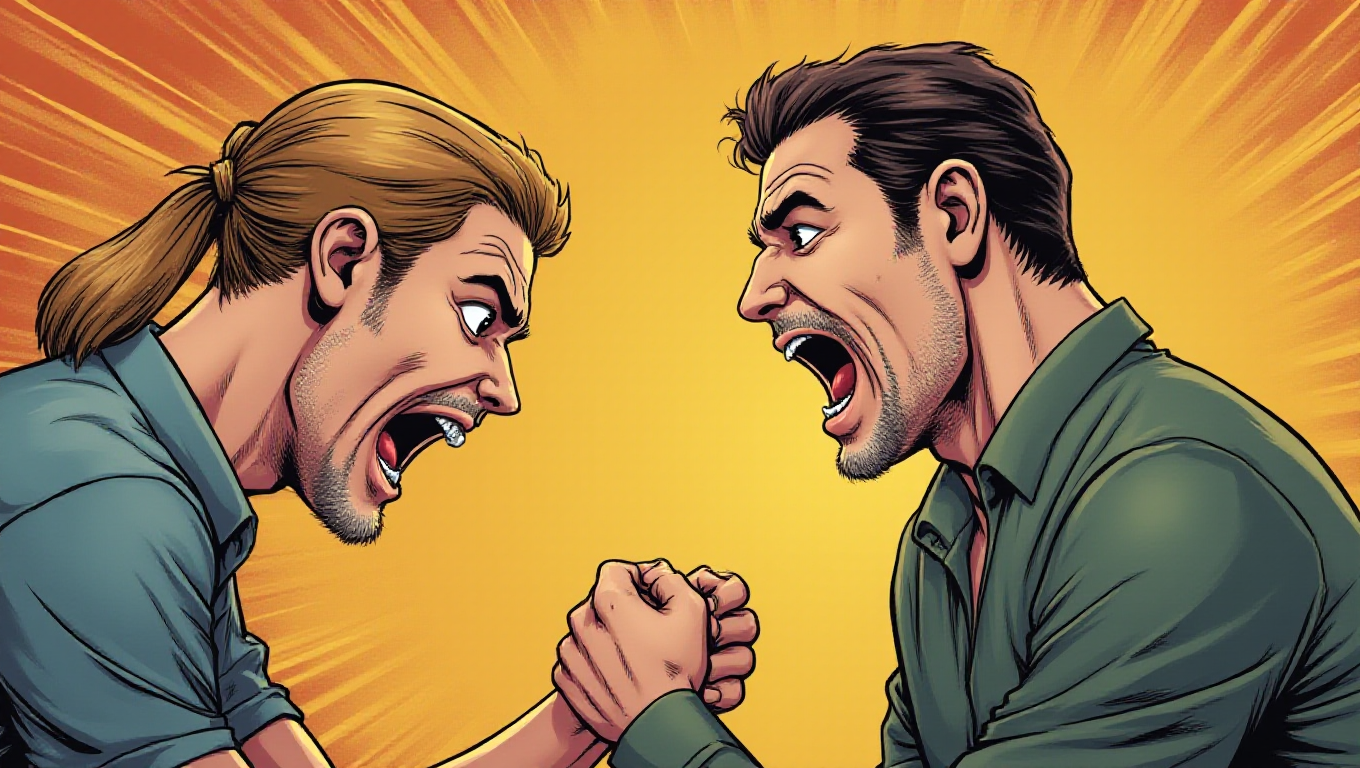 Illustration pour le mot 'insulter'