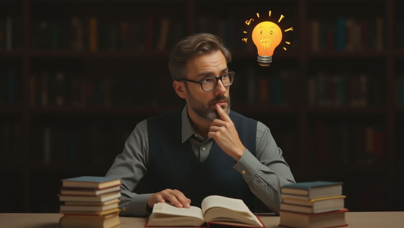 Illustration pour le mot 'intellectuel'
