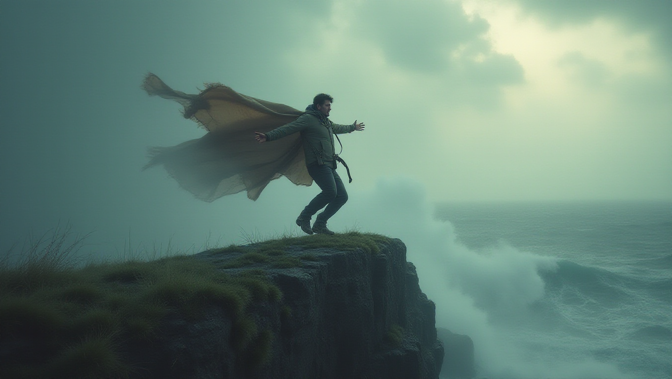 Illustration pour le mot 'intrépide'