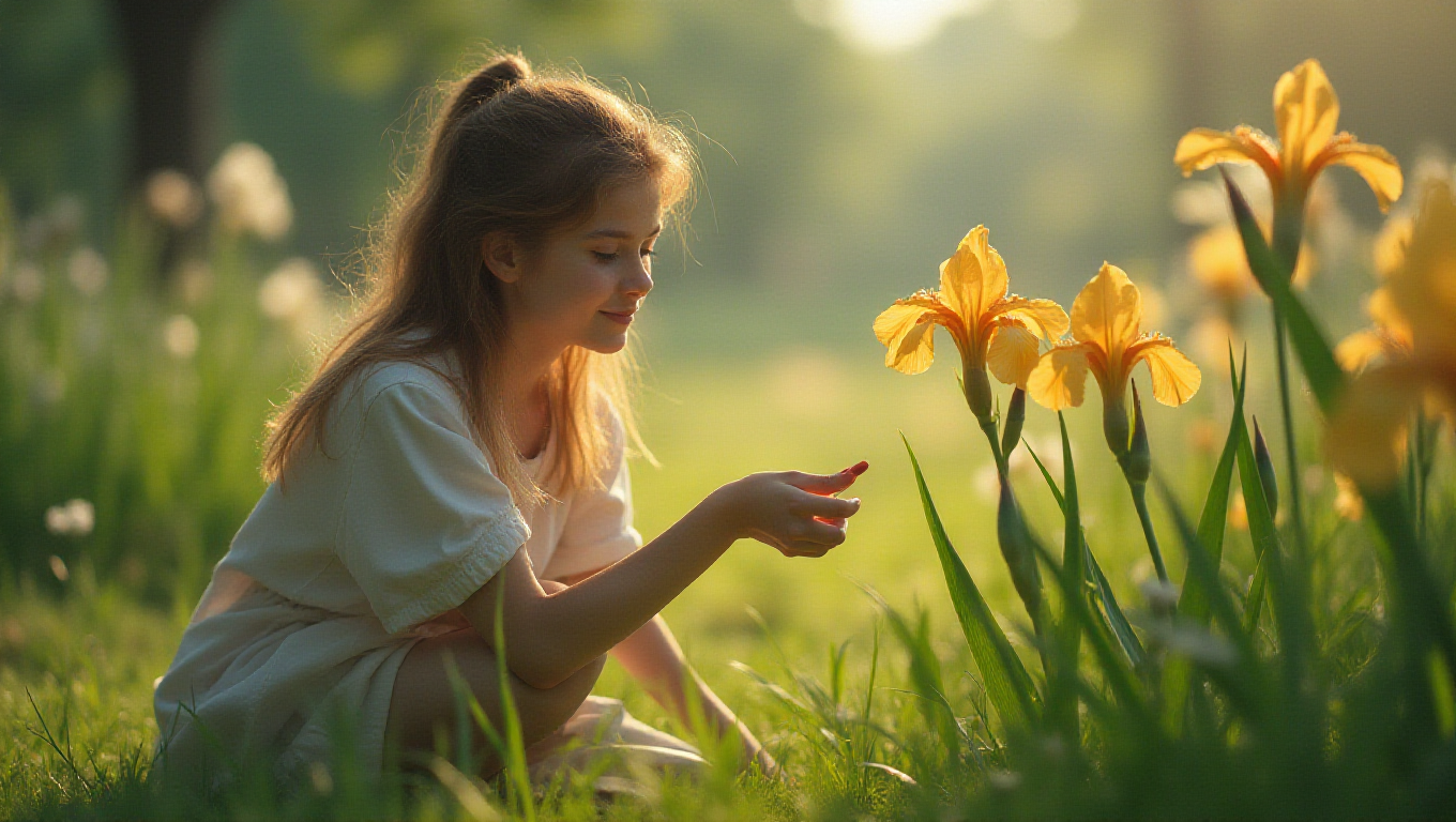 Illustration pour le mot 'iris'