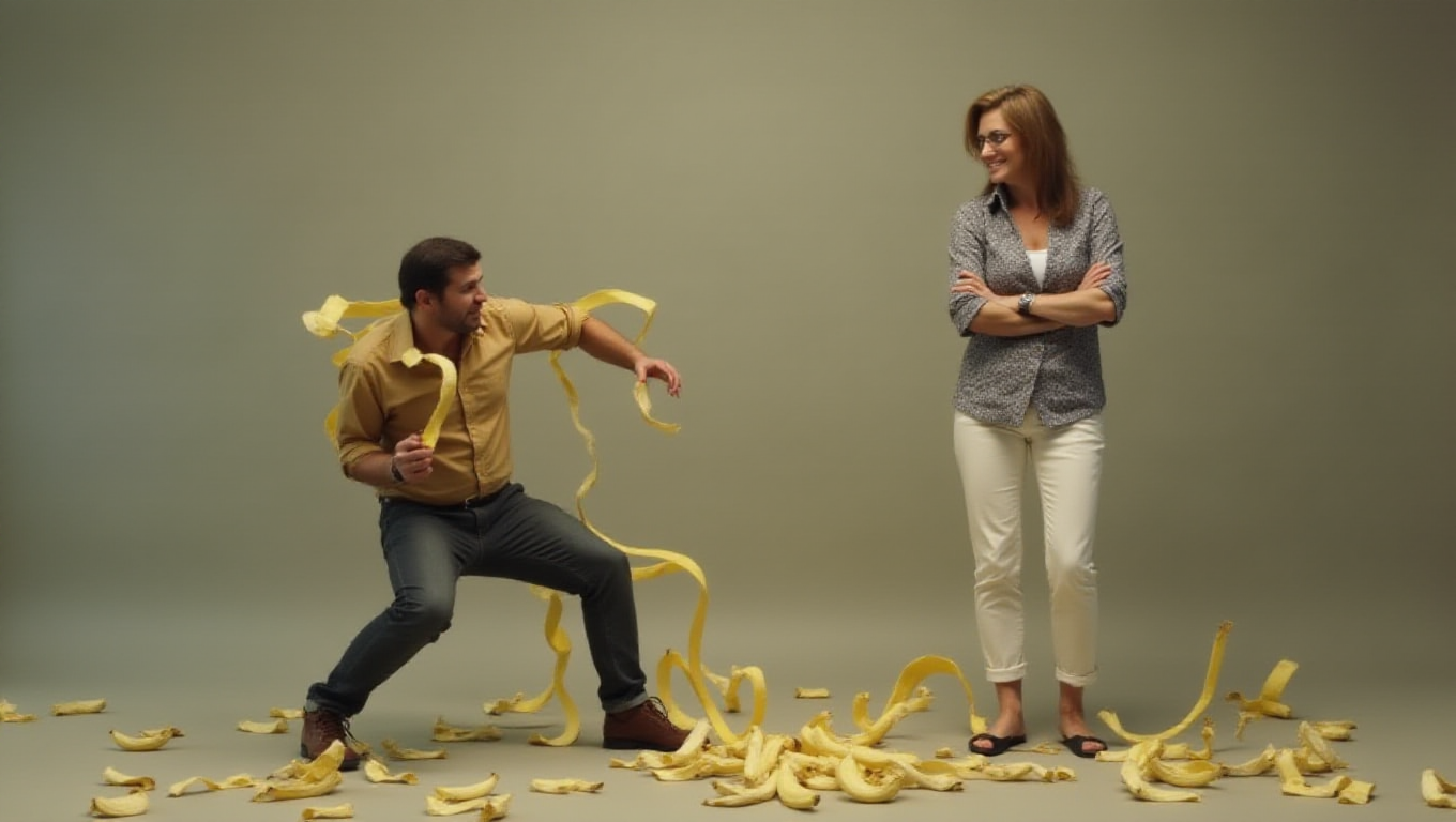 Illustration pour le mot 'ironique'