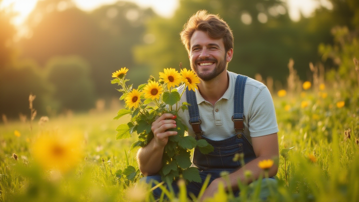 Illustration pour le mot 'jardinier'