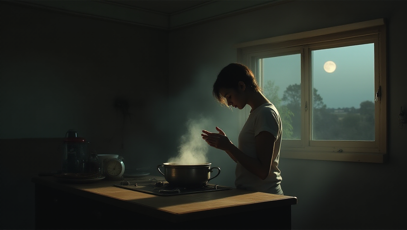 Illustration pour le mot 'jeûner'