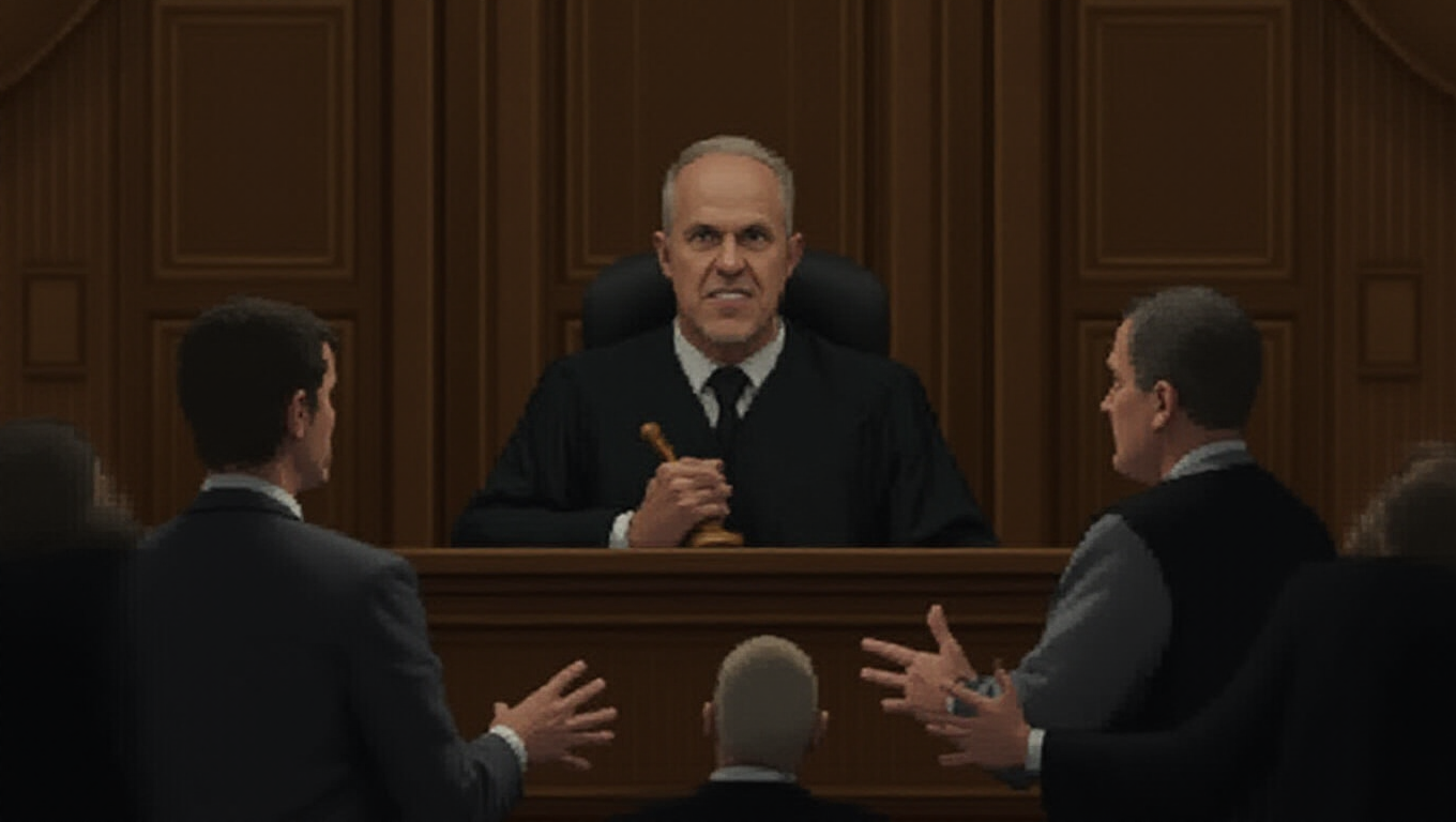 Illustration pour le mot 'juge'