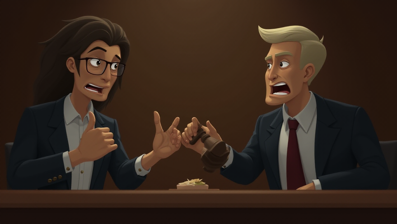 Illustration pour le mot 'juger'