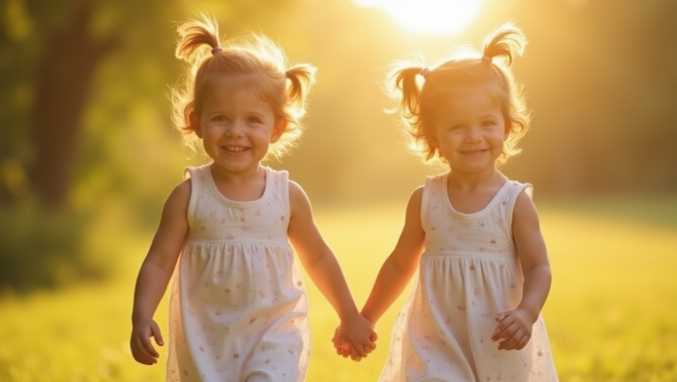 Illustration pour le mot 'jumeau'