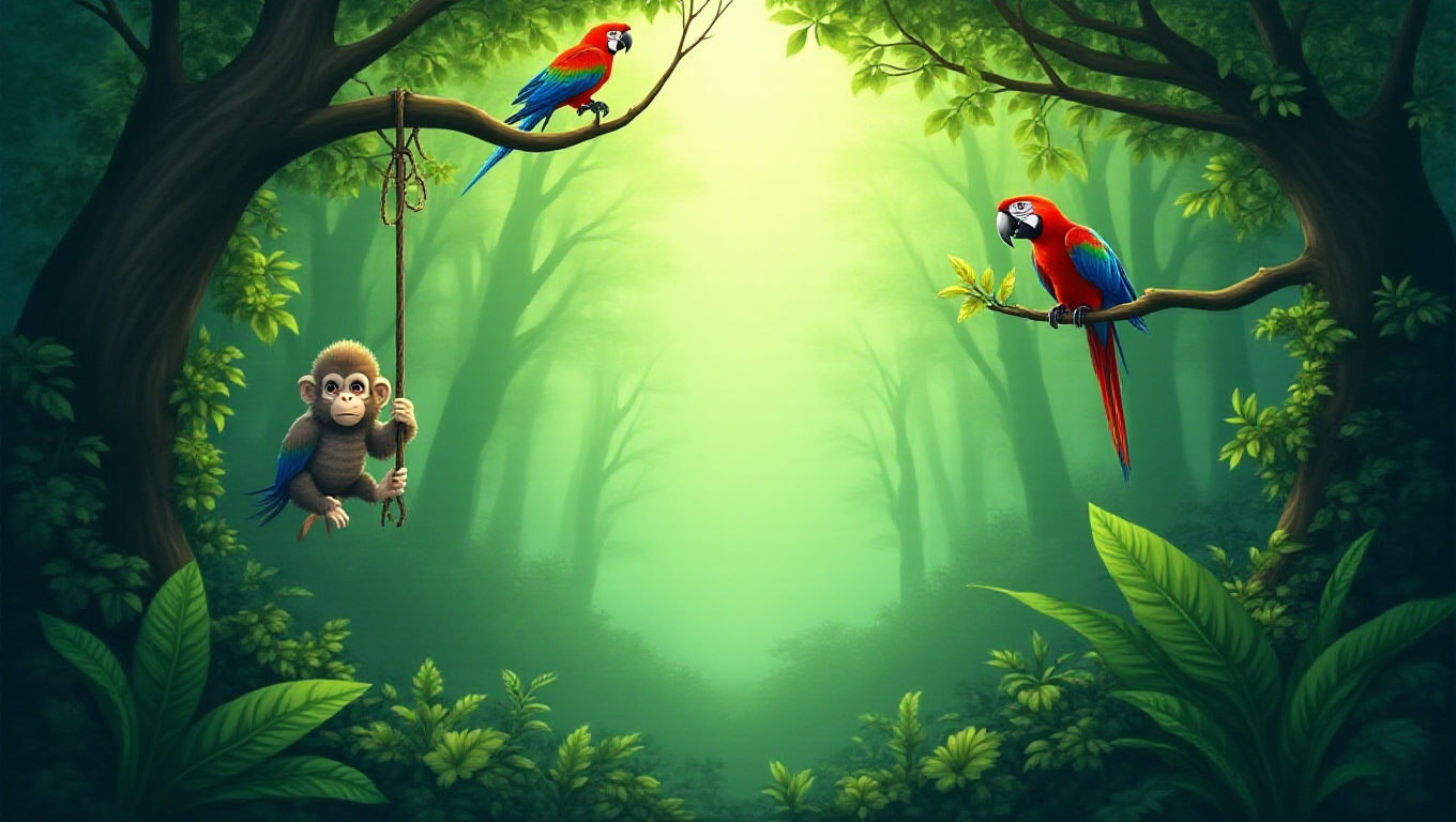 Illustration pour le mot 'jungle'