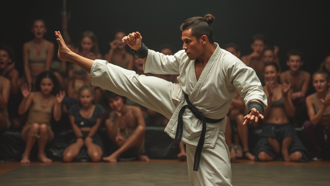 Illustration pour le mot 'karaté'