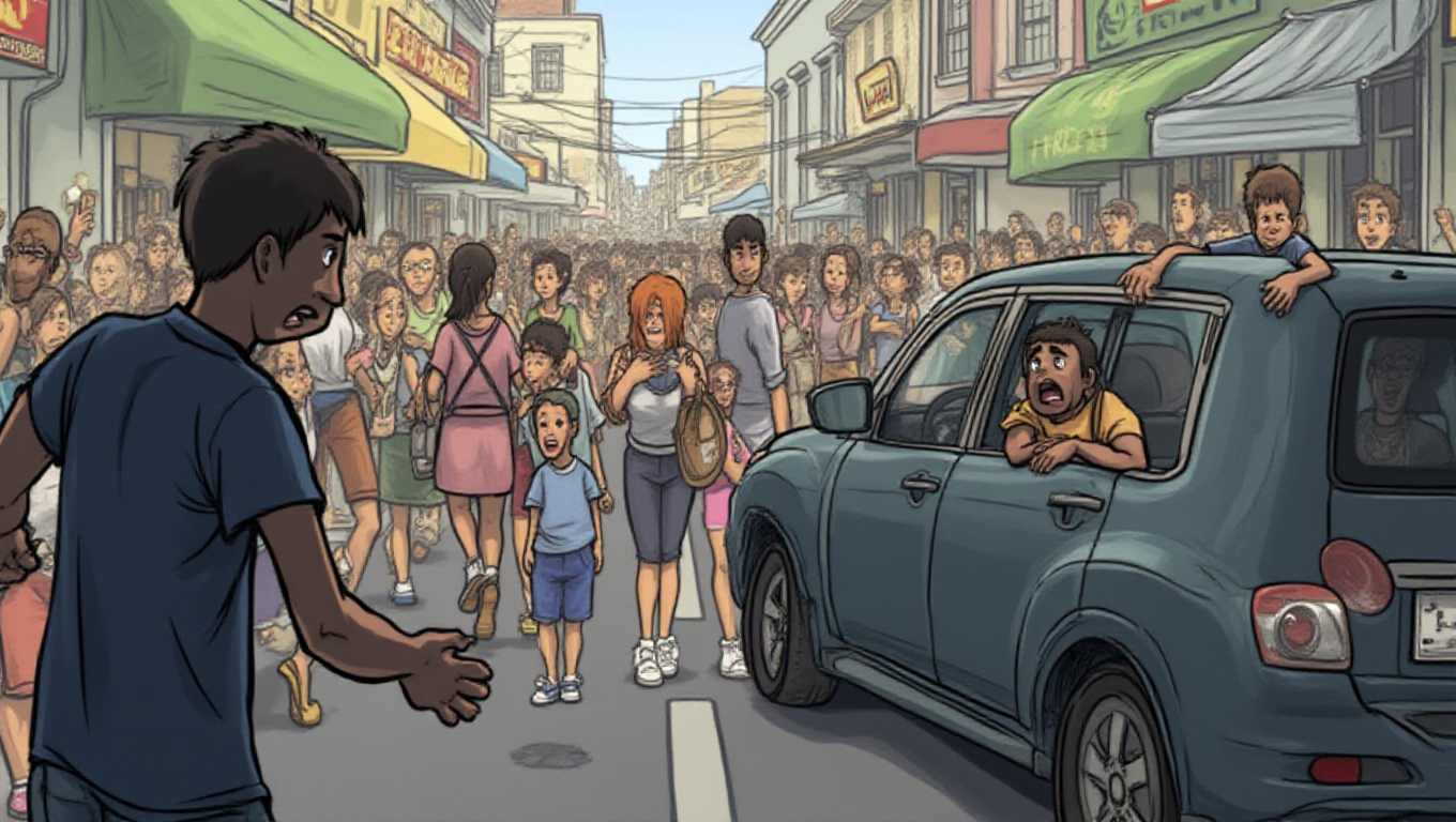 Illustration pour le mot 'klaxon'