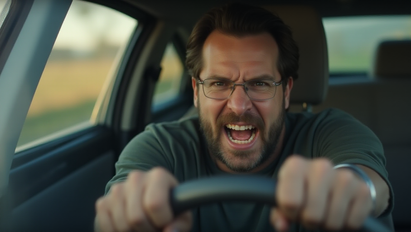 Illustration pour le mot 'klaxonner'