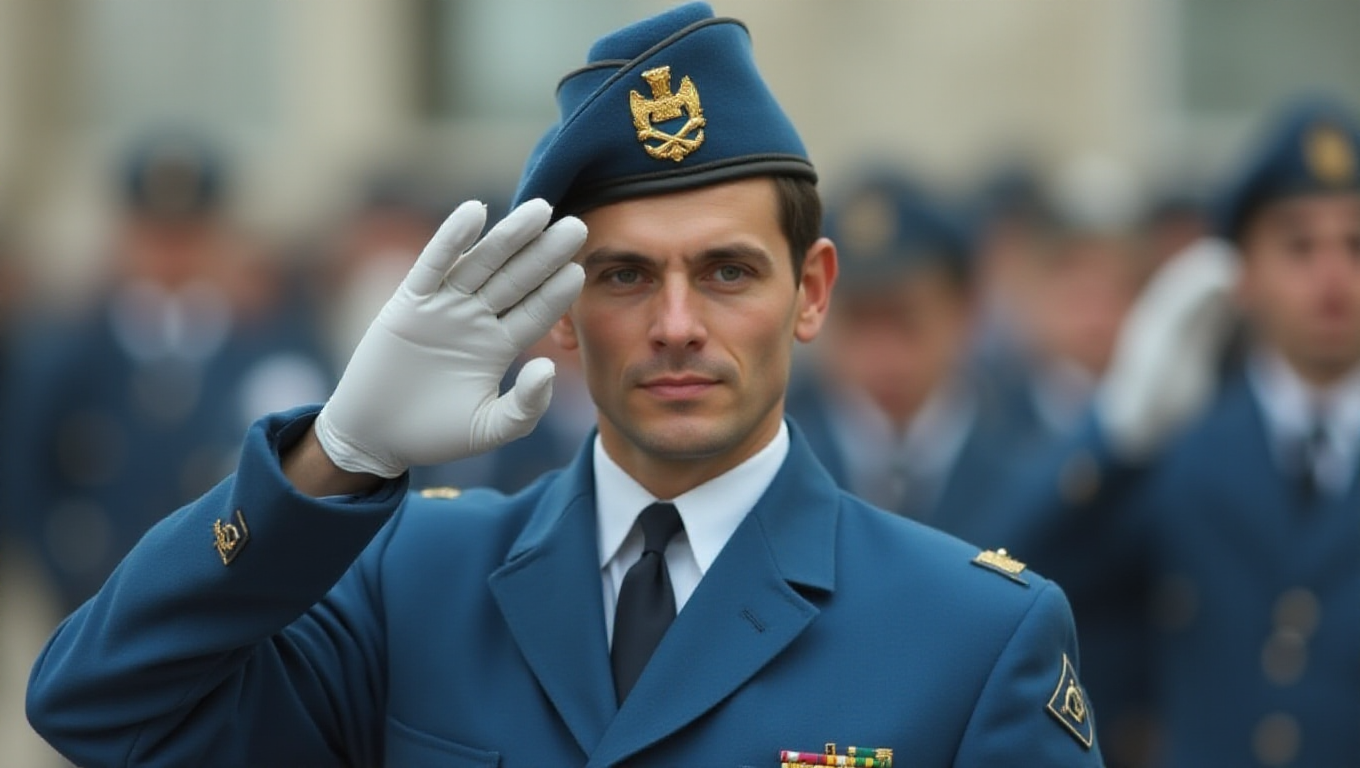 Illustration pour le mot 'képi'