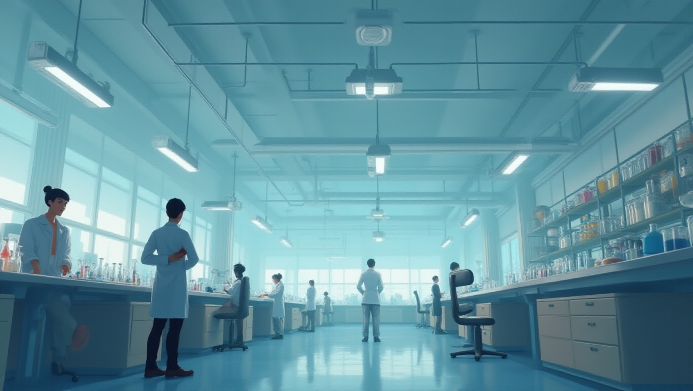 Illustration pour le mot 'laboratoire'