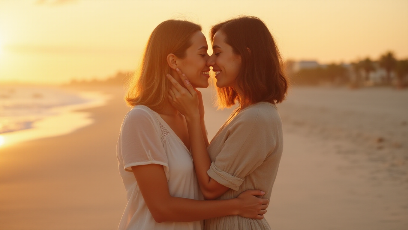 Illustration pour le mot 'lesbien'