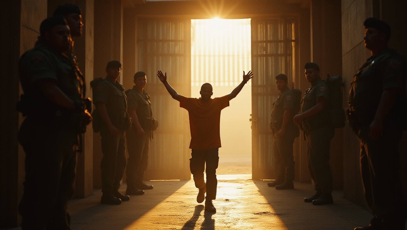 Illustration pour le mot 'libéré'