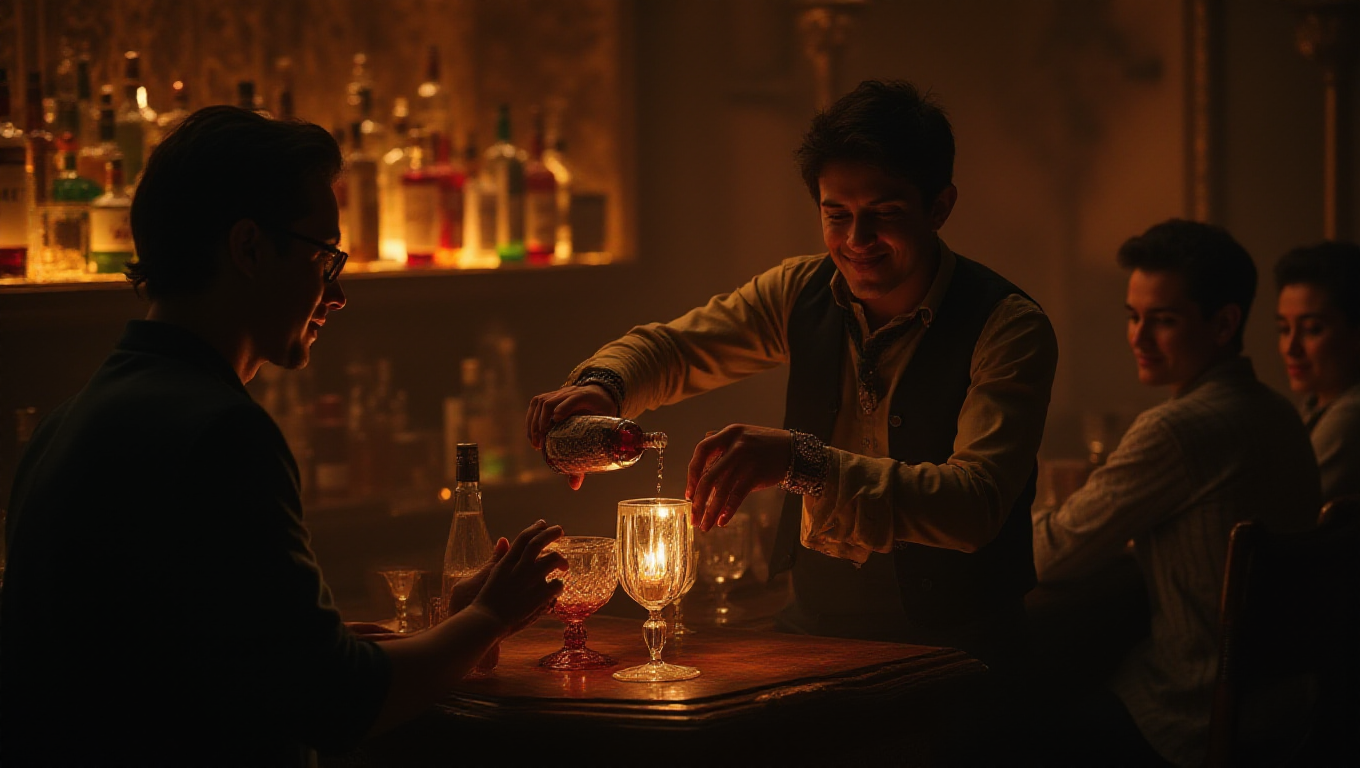 Illustration pour le mot 'liqueur'