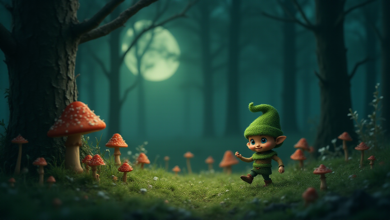 Illustration pour le mot 'lutin'