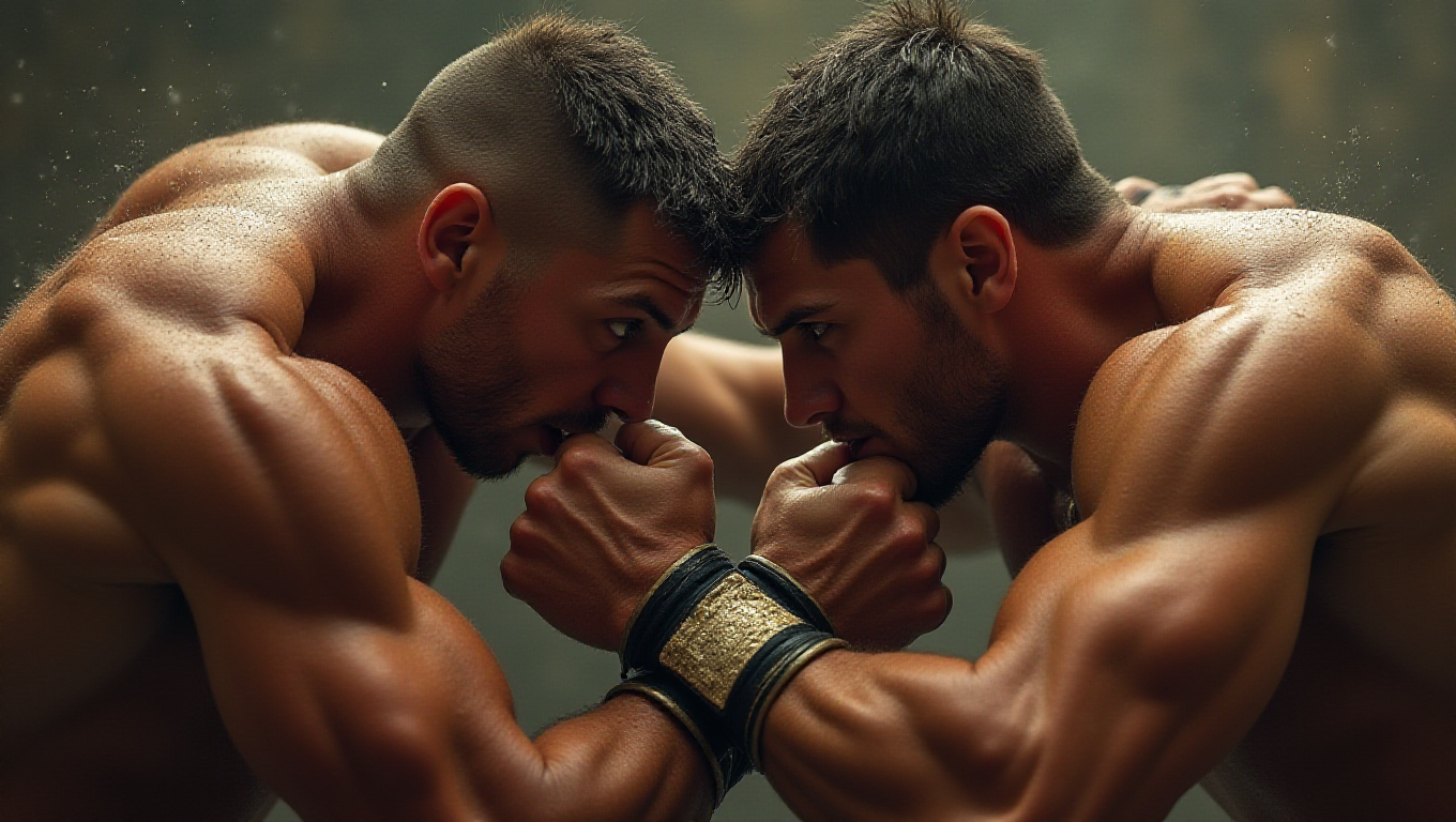 Illustration pour le mot 'lutte'