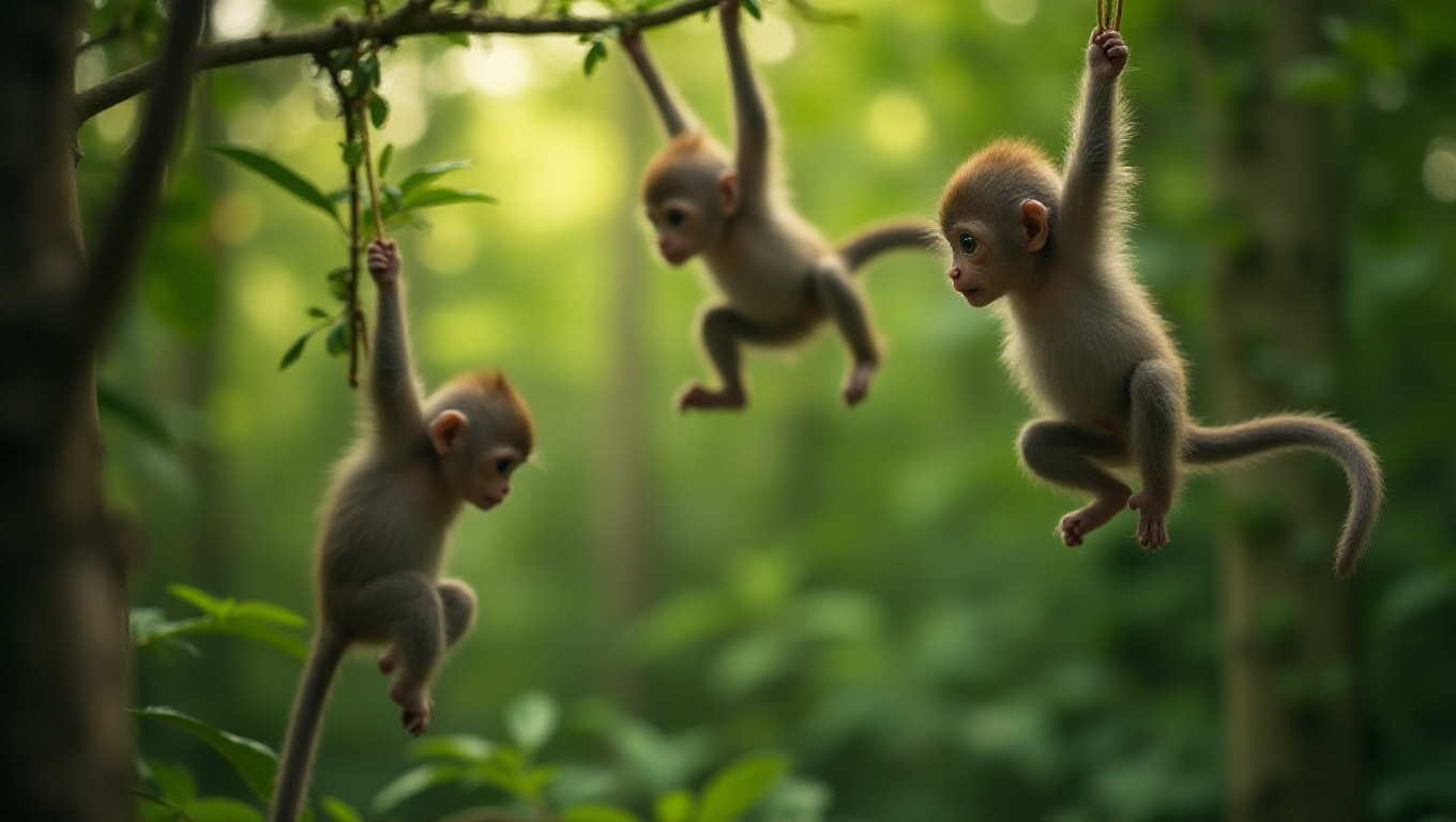 Illustration pour le mot 'macaque'