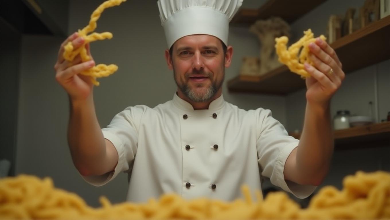 Illustration pour le mot 'macaroni'