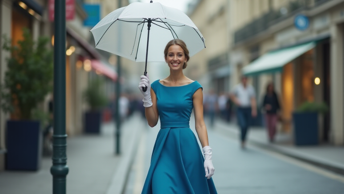 Illustration pour le mot 'mademoiselle'