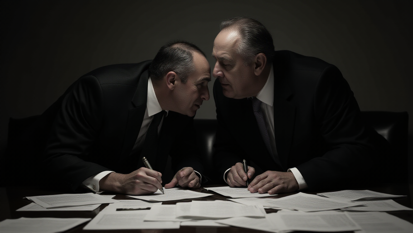 Illustration pour le mot 'magouille'