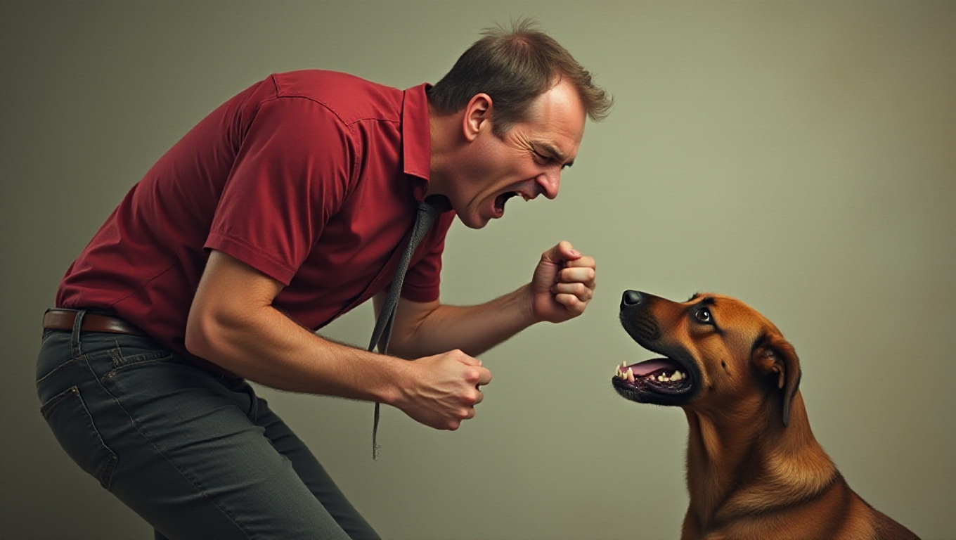 Illustration pour le mot 'maltraiter'