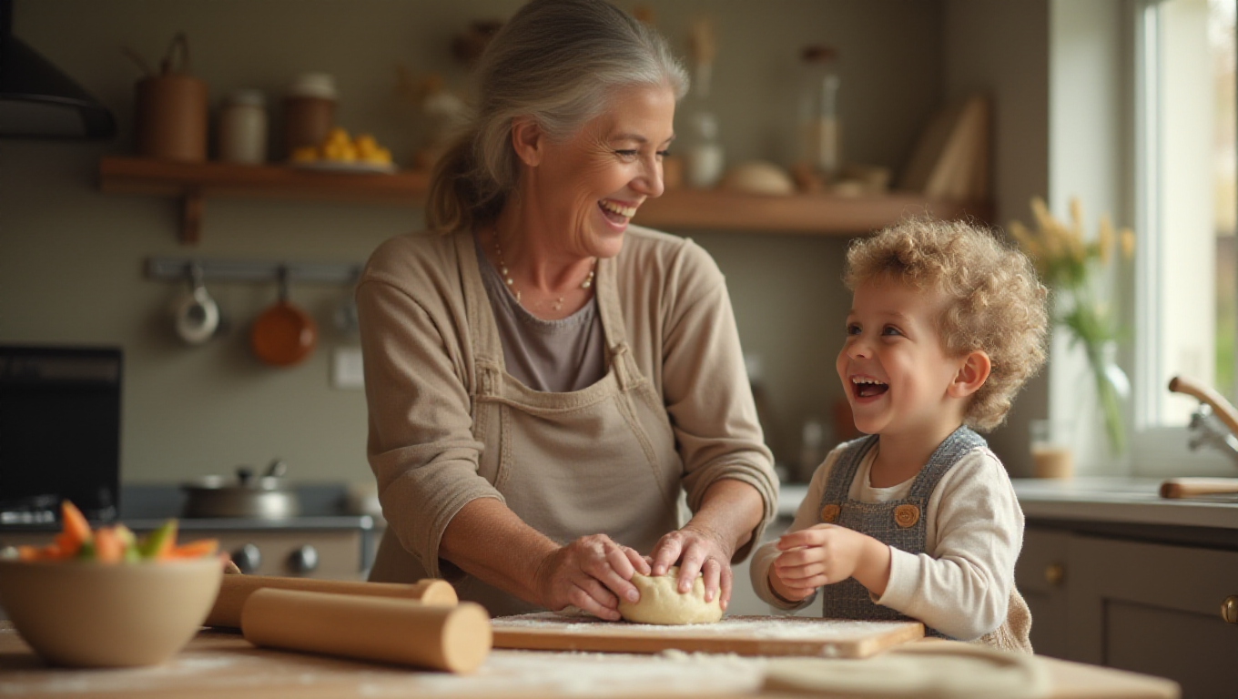 Illustration pour le mot 'mamie'