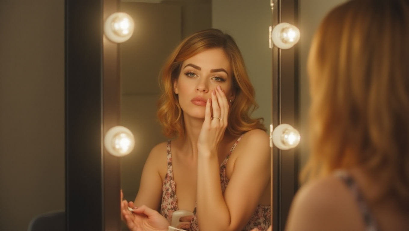 Illustration pour le mot 'maquillage'