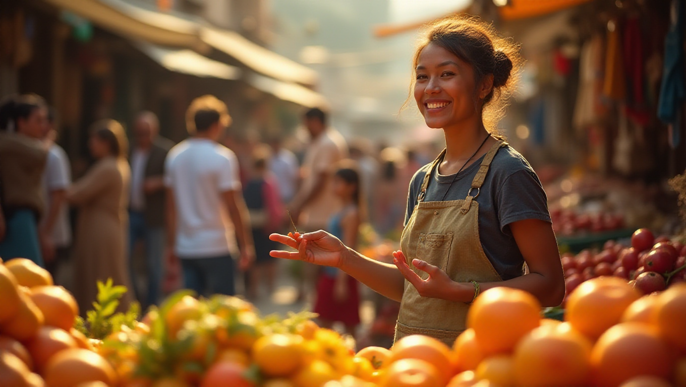 Illustration pour le mot 'marchand'