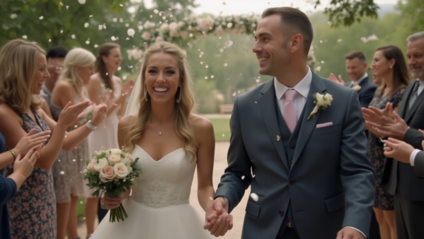 Illustration pour le mot 'marié'