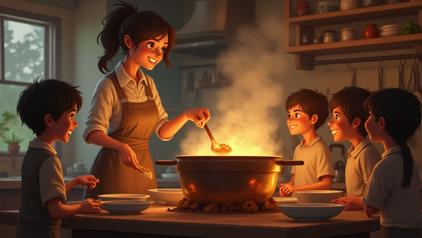 Illustration pour le mot 'marmite'