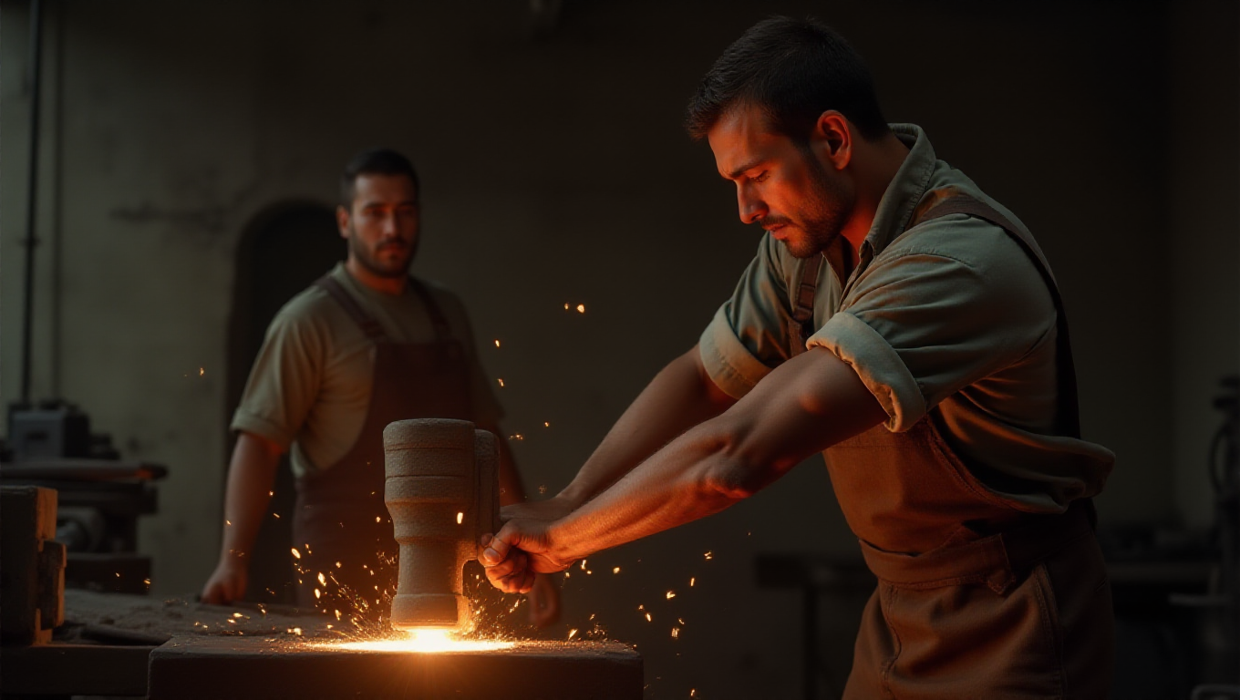 Illustration pour le mot 'marteau'