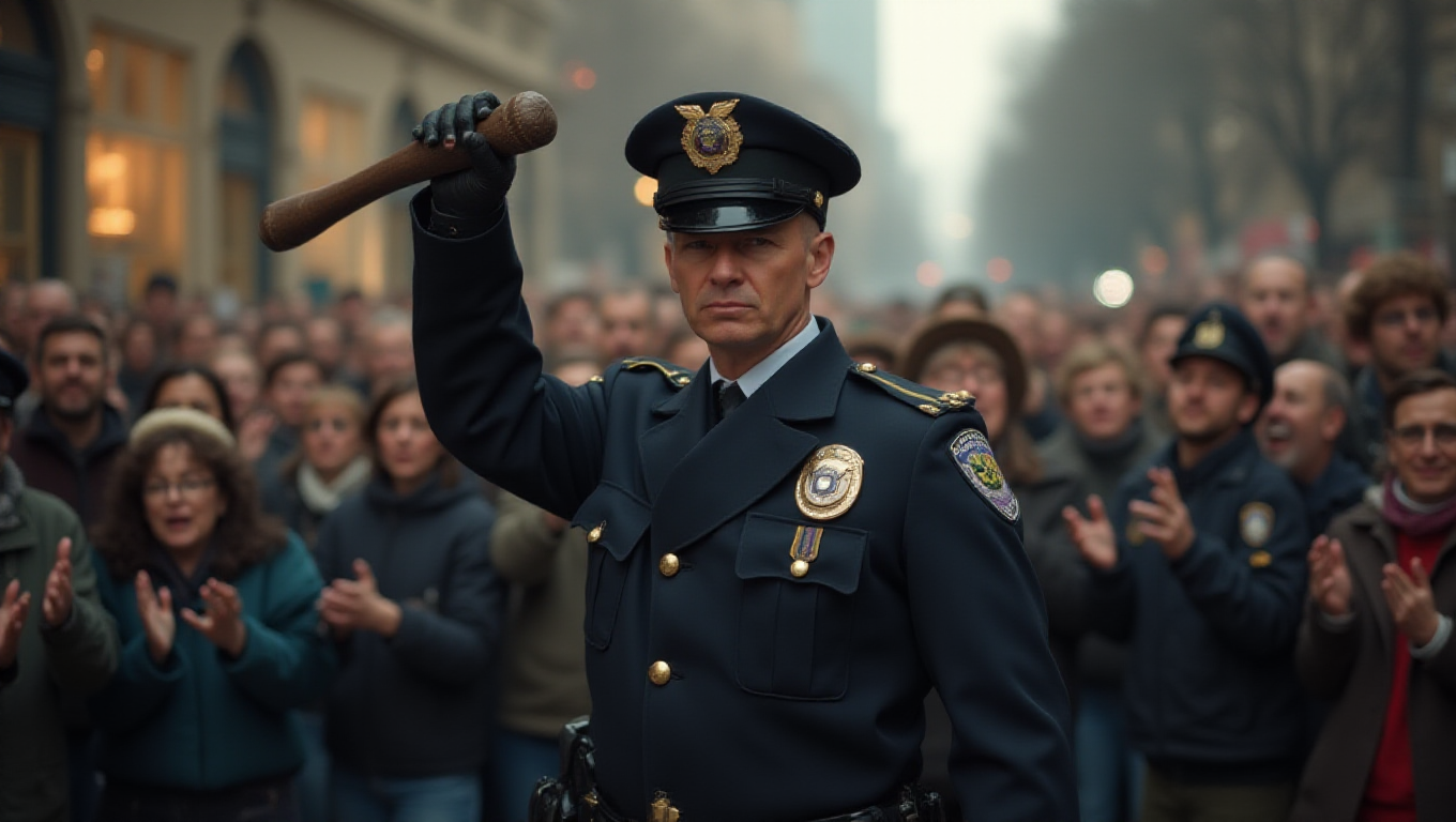 Illustration pour le mot 'matraque'