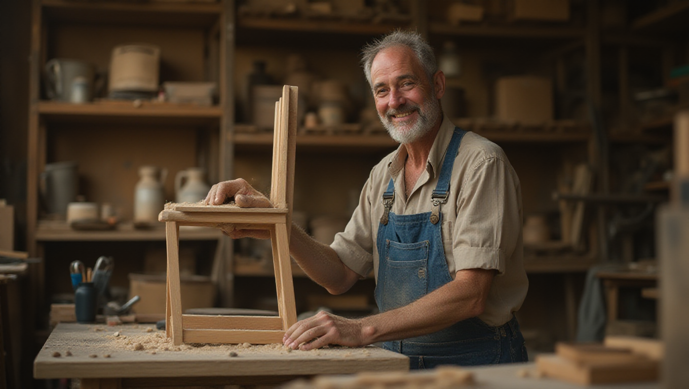 Illustration pour le mot 'menuisier'