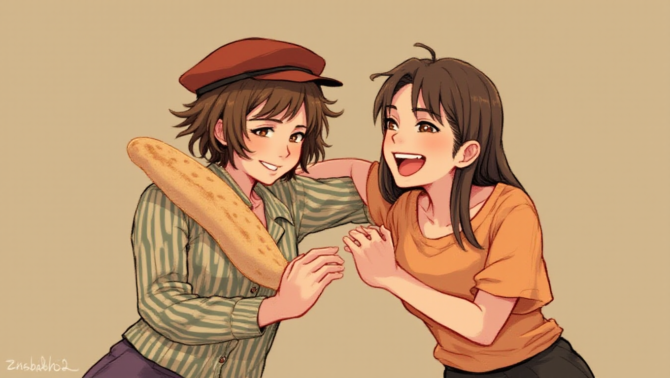 Illustration pour le mot 'meuf'