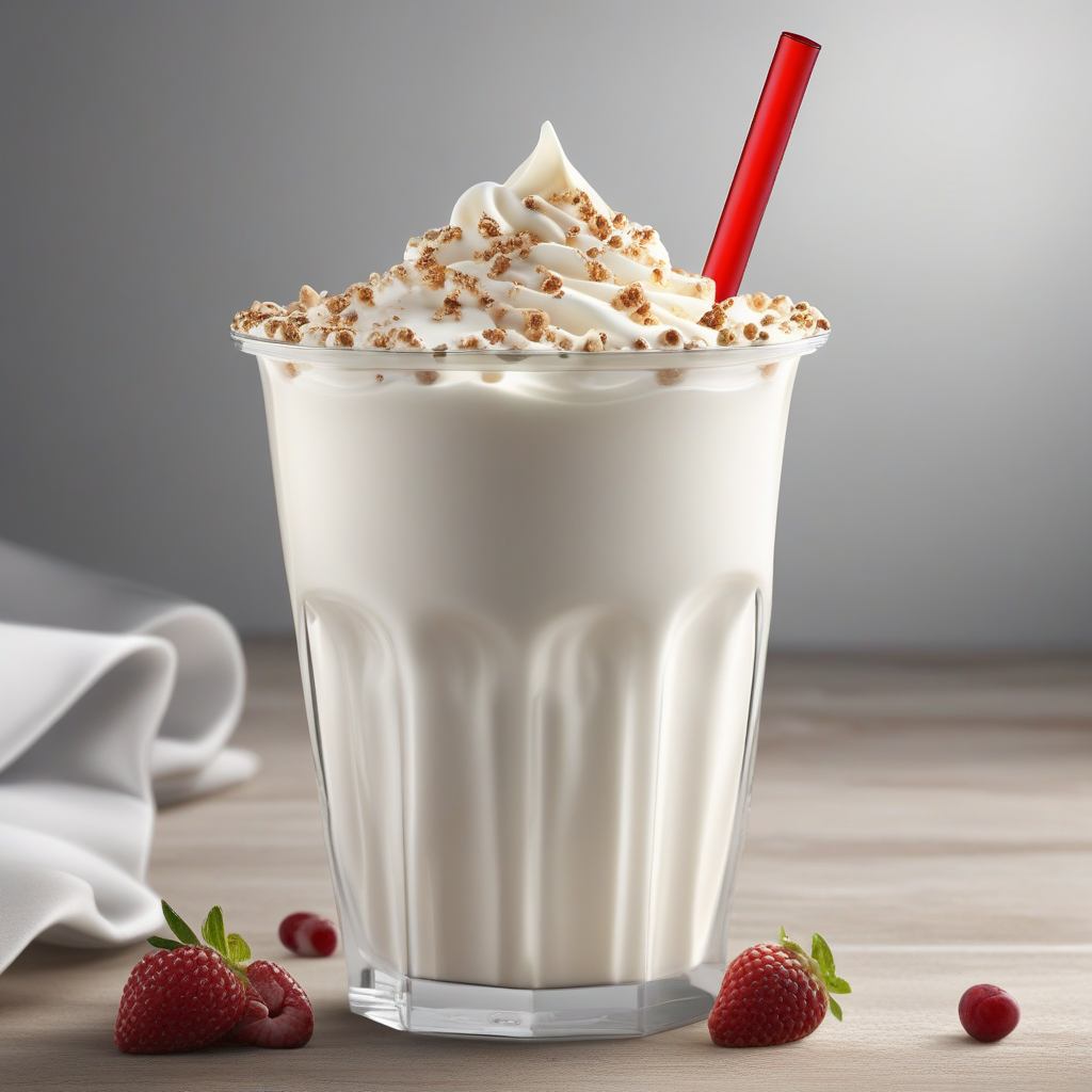 Illustration pour le mot 'milk-shake'