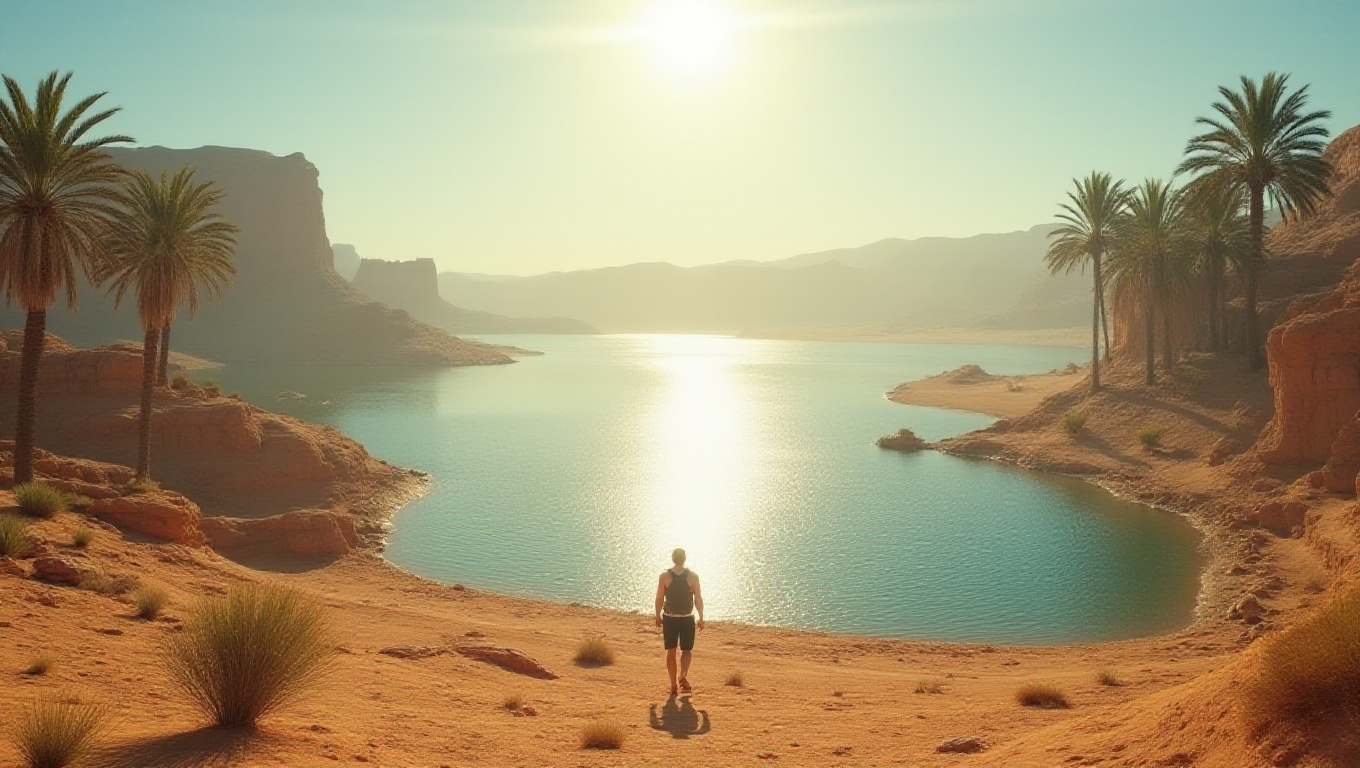 Illustration pour le mot 'mirage'