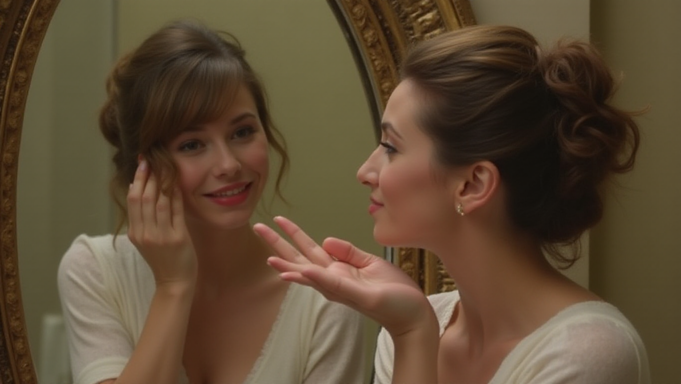 Illustration pour le mot 'miroir'