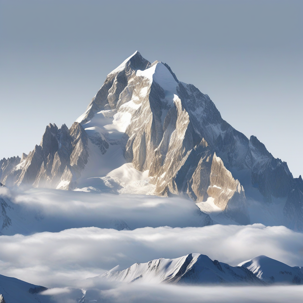 Illustration pour le mot 'mont-blanc'