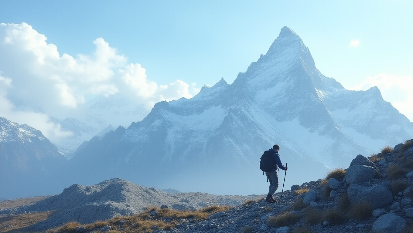 Illustration pour le mot 'montagne'