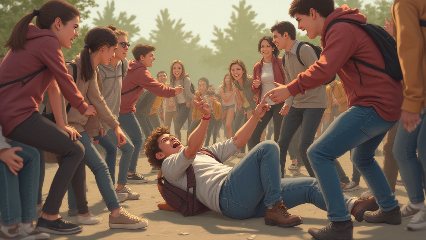 Illustration pour le mot 'moquerie'